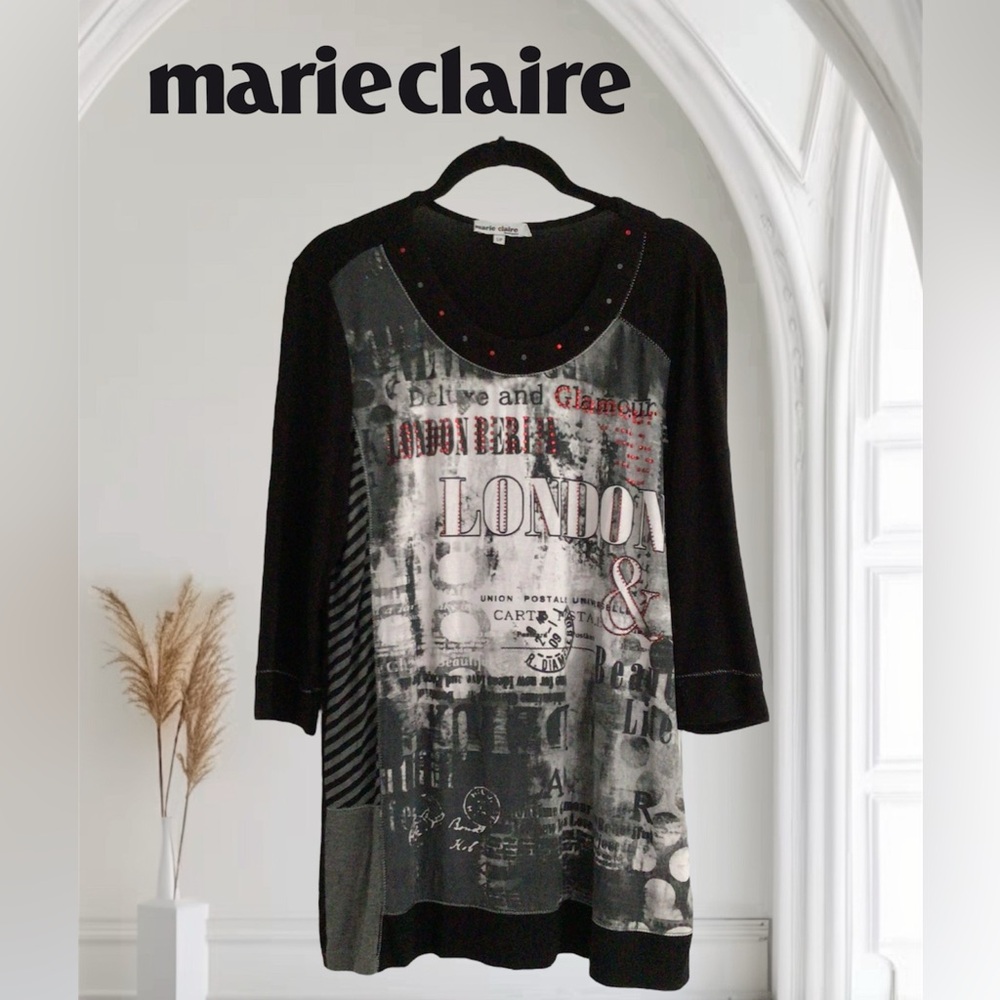 Marie😊Claire Graphic Women's Top